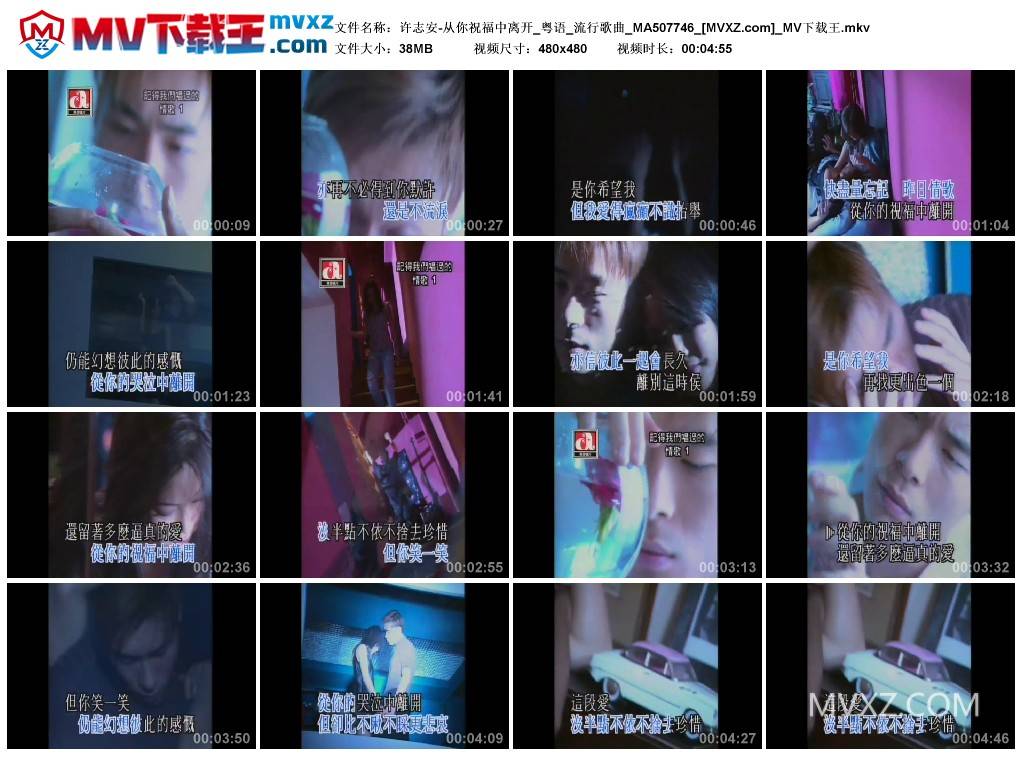 许志安-从你祝福中离开_粤语_流行歌曲_MA507746